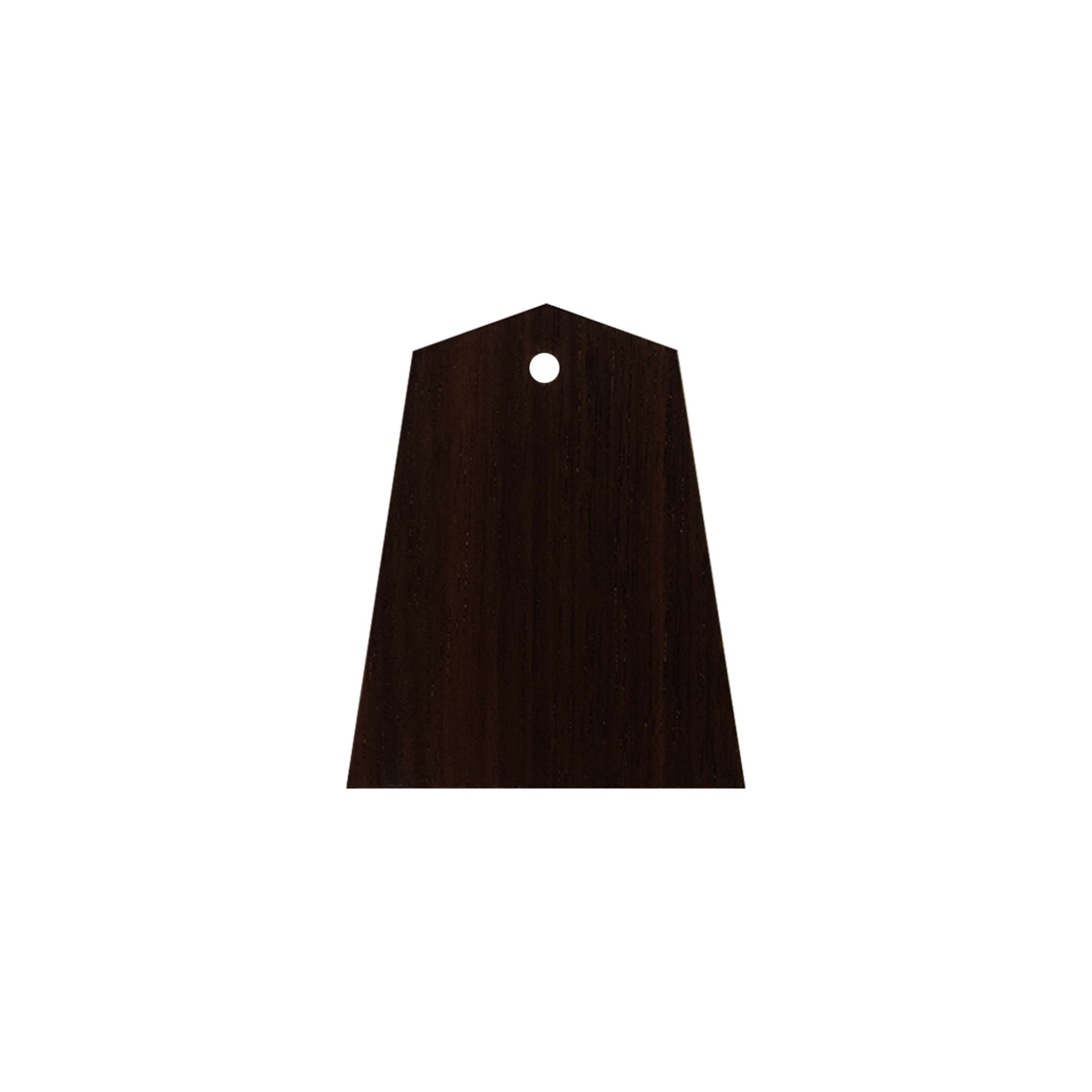 漆手書き木札　駒札（黒檀）　中札